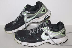 Nike Downshifter 4 Running Shoes, #472680-003, Gry/Wht/Lime/Slvr, Women's US 9